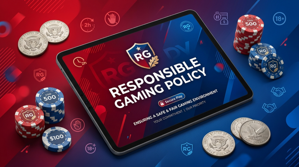 Responsible Gaming at Sweepstakes Casinos USA with safe play tools and player support.